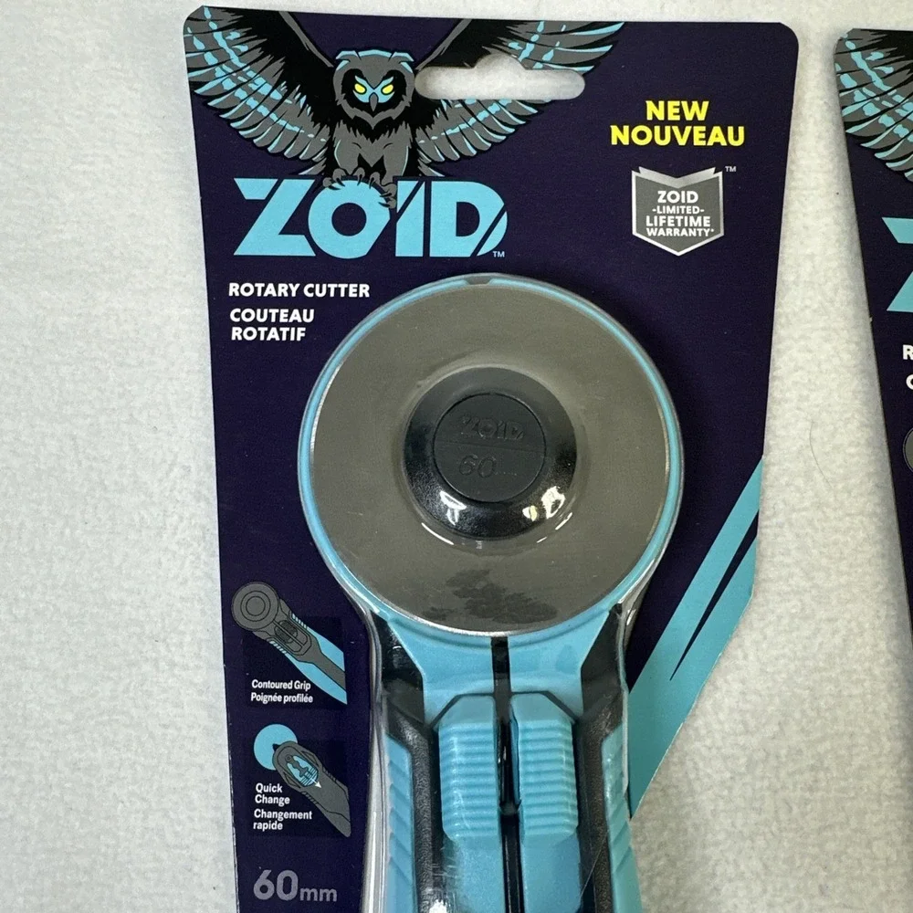 2 ZOID Brand new Rotary Cutters (45mm & 60mm)